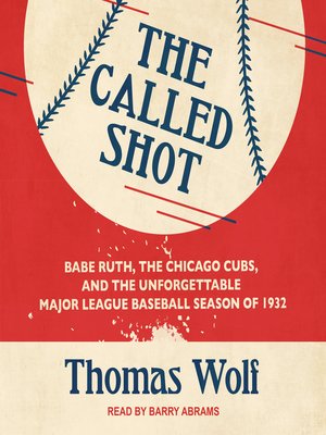 cover image of The Called Shot